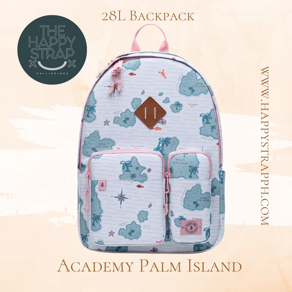 Parkland Academy Palm Island (White Printed) 28L Backpack 100 Authentic Shopee Philippines