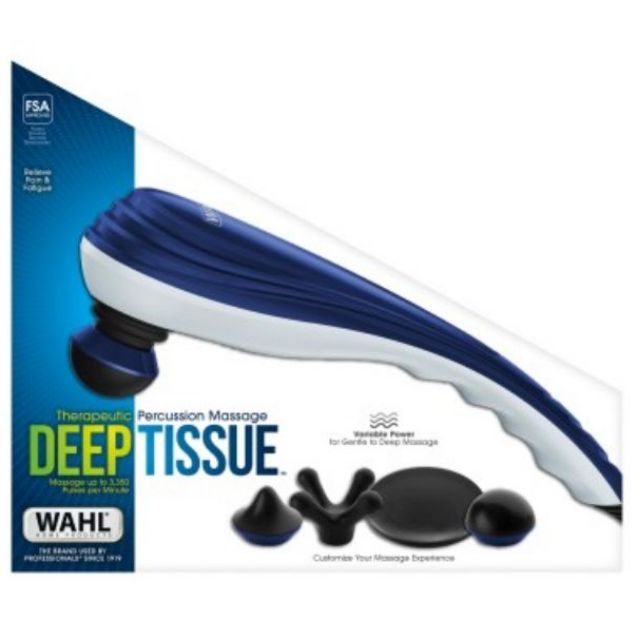 WAHL handheld therapy deep tissue percussion massager Shopee