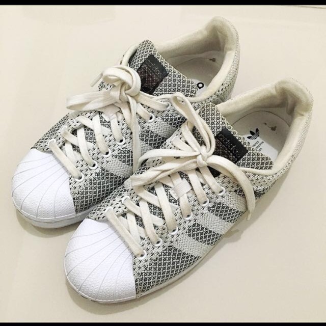 Adidas superstar weave on sale white