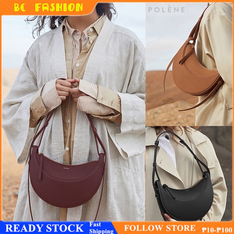 Ready stock Polene original shoulder bag French brand genuine leather