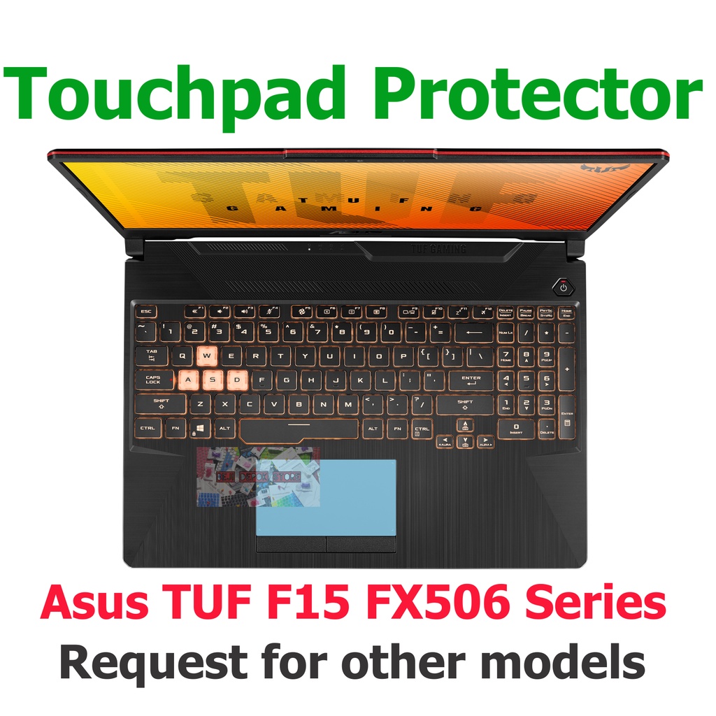 Touchpad Trackpad Protector Asus TUF Gaming F15 FX506 Series Shopee