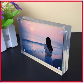 1PC Magnetic Photos Display Frame Self Adhesive Free Punching Photo Art Wall  Sticker Frames With Soft Protective Film For Poster