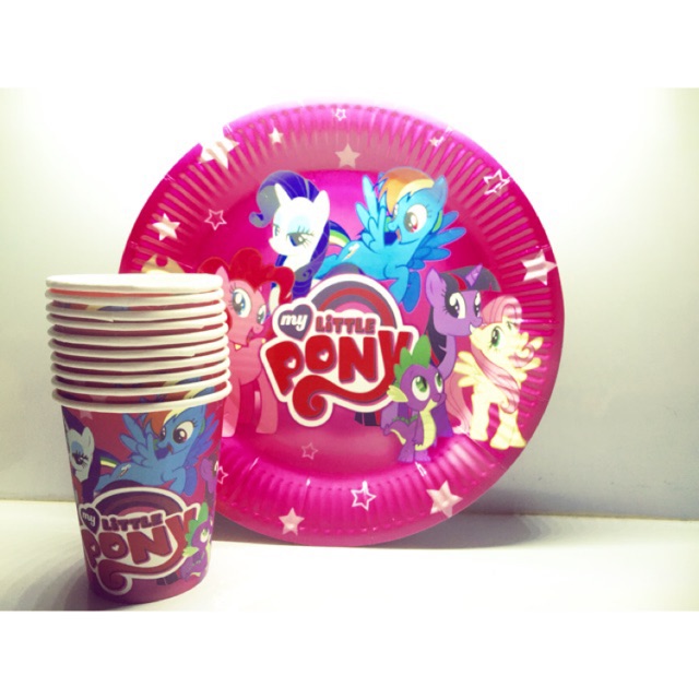 Little Pony Paper Plates (10 pcs/pack) | Shopee Philippines