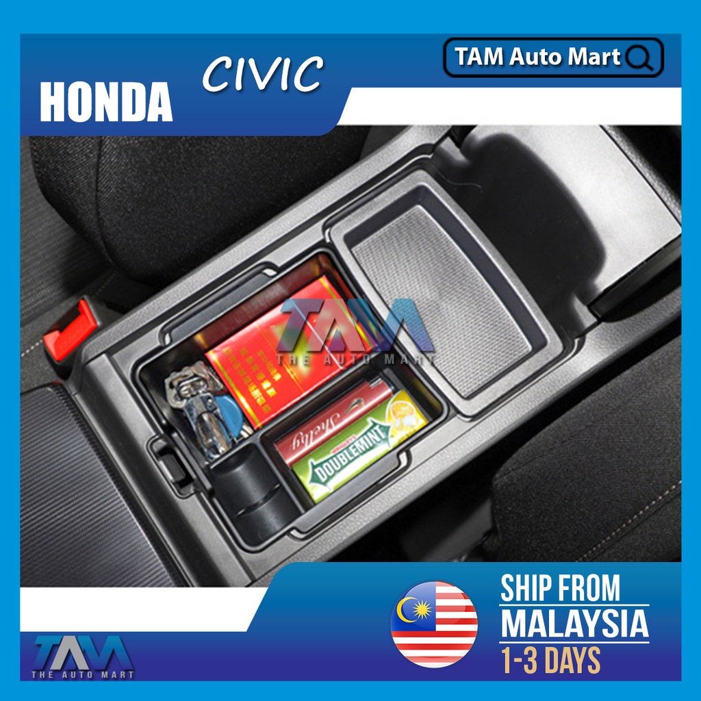 Honda Civic FE 11th Gen Center Storage Box Armrest Storage Box ...