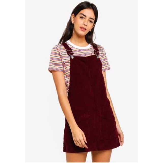 Pull and bear hot sale pinafore dress