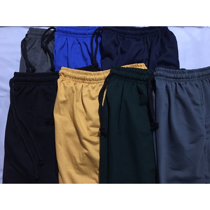 Plain Jogger Shorts for Kids Teens and Adults Premium Quality Terry Cotton