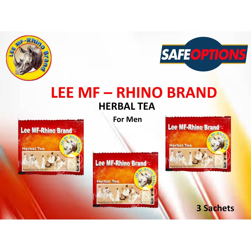 Authentic Rhino Herbal Tea (3 sachets) tea bagc Shopee Philippines