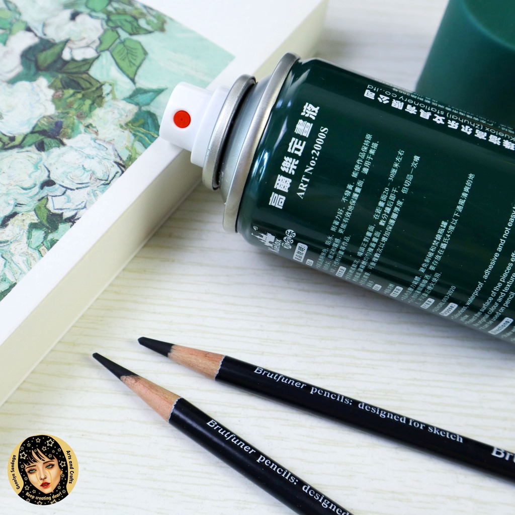 (ORIGINAL) Kuelox Fixative for Graphite, Charcoal, Pastel Drawing ...