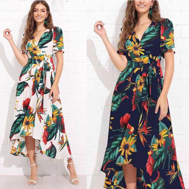 Hawaiian semi formal sales dress