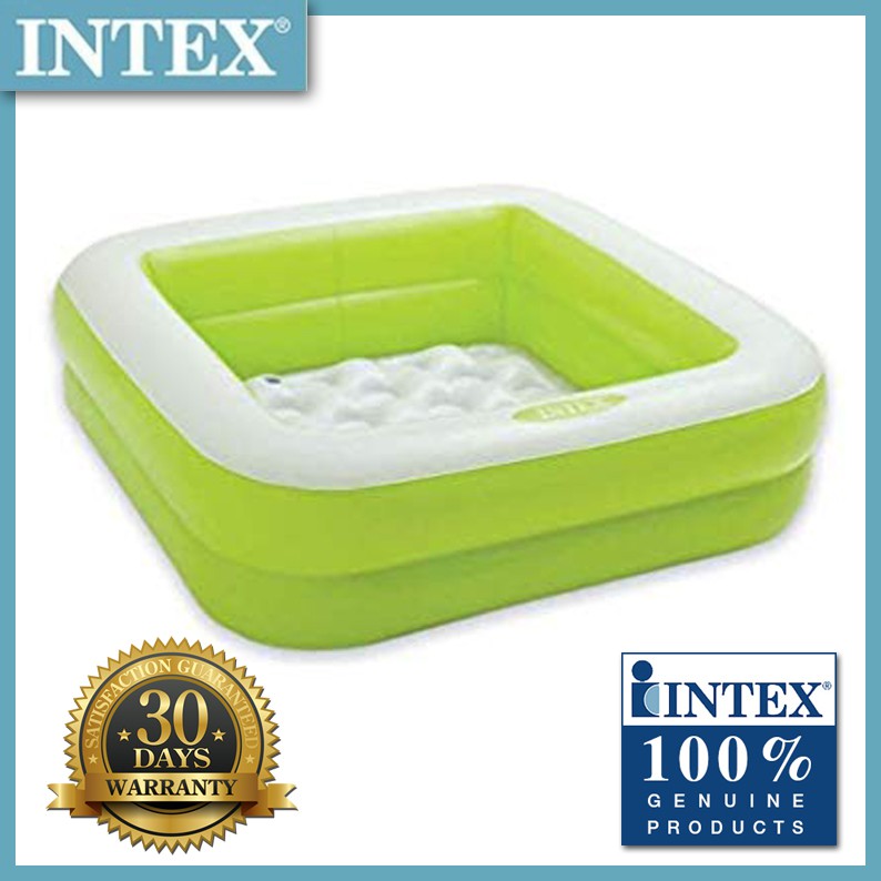 Intex 57100 Play Box Pool color green | Shopee Philippines