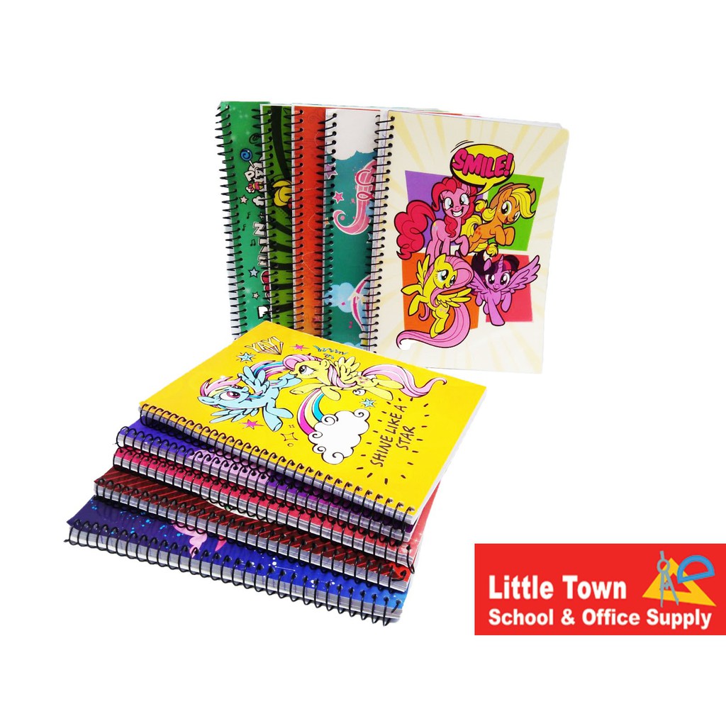 10 Pads Little Pony Character Advance Notebook Spiral (148mm x 200mm) 6 ...