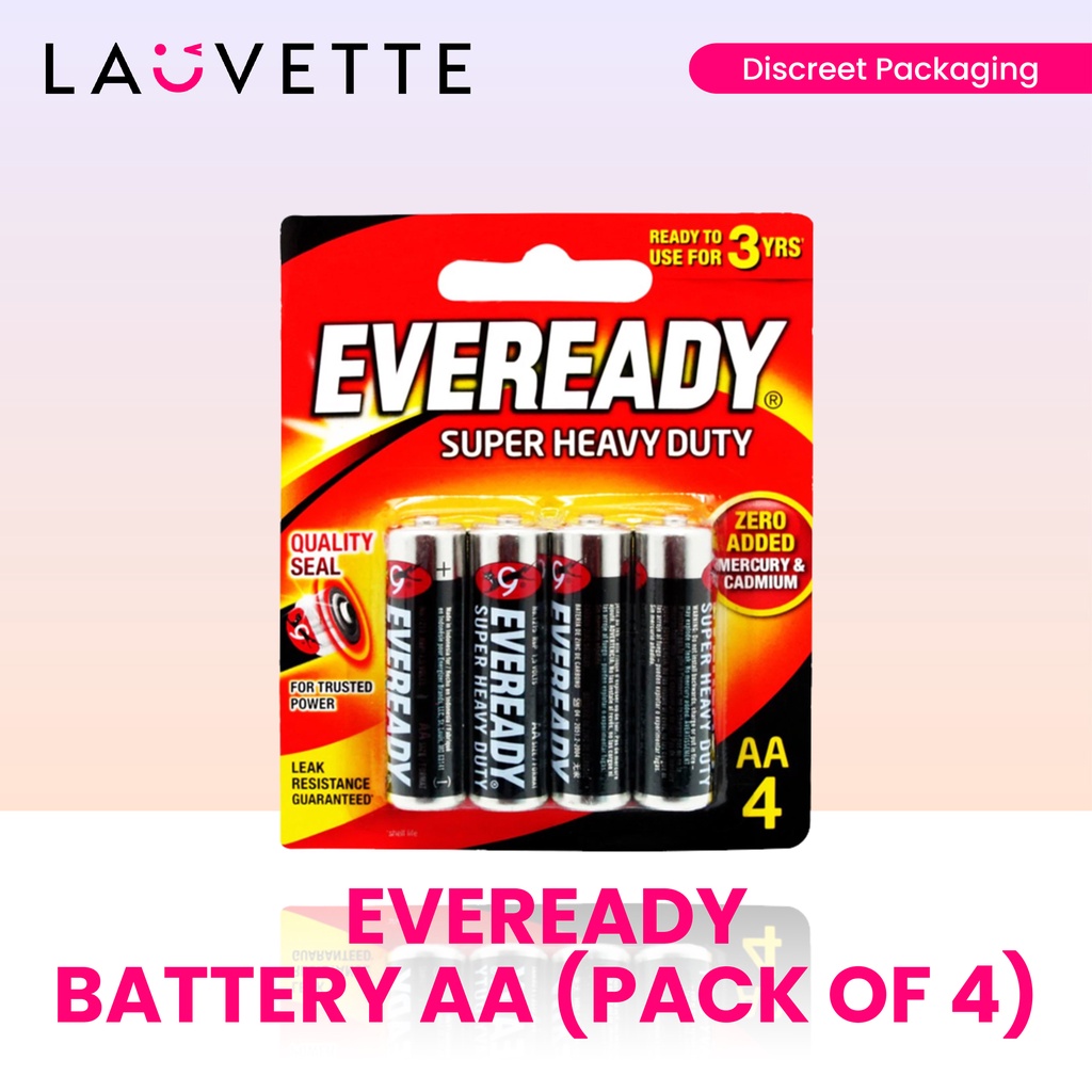 Eveready Battery Aa 4 Pieces Shopee Philippines 8908