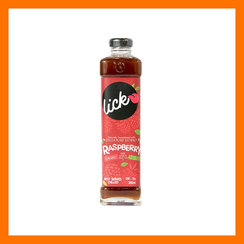 Lick Raspberry Flavored Iced Tea 380milliliters | Shopee Philippines