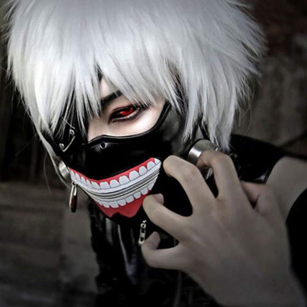 Black kaneki ken outlet wig