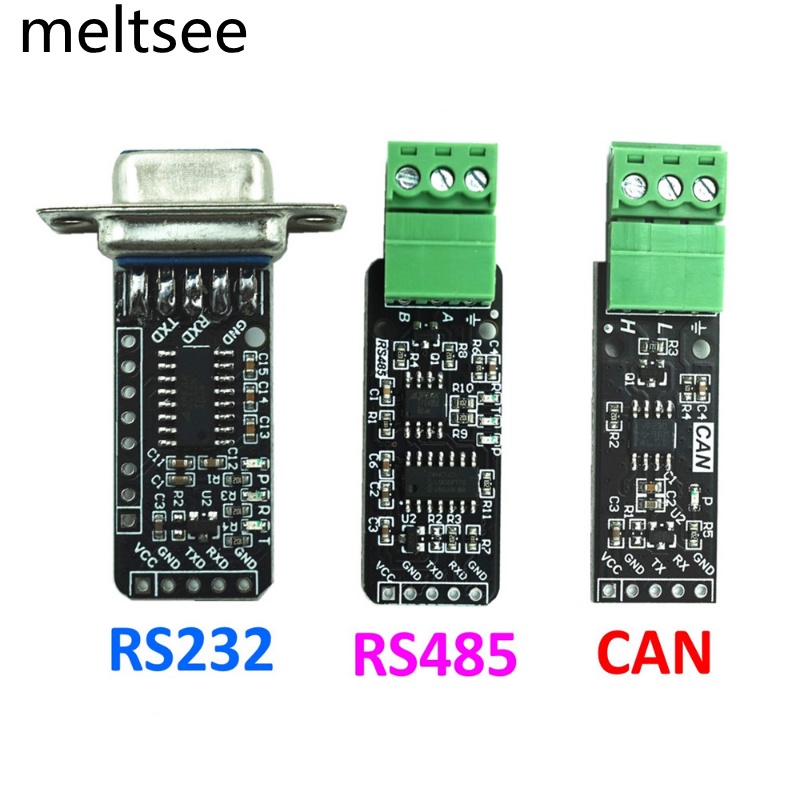 RS232 RS485 CAN Bus To TTL Serial Port Converter Adapter Communication ...