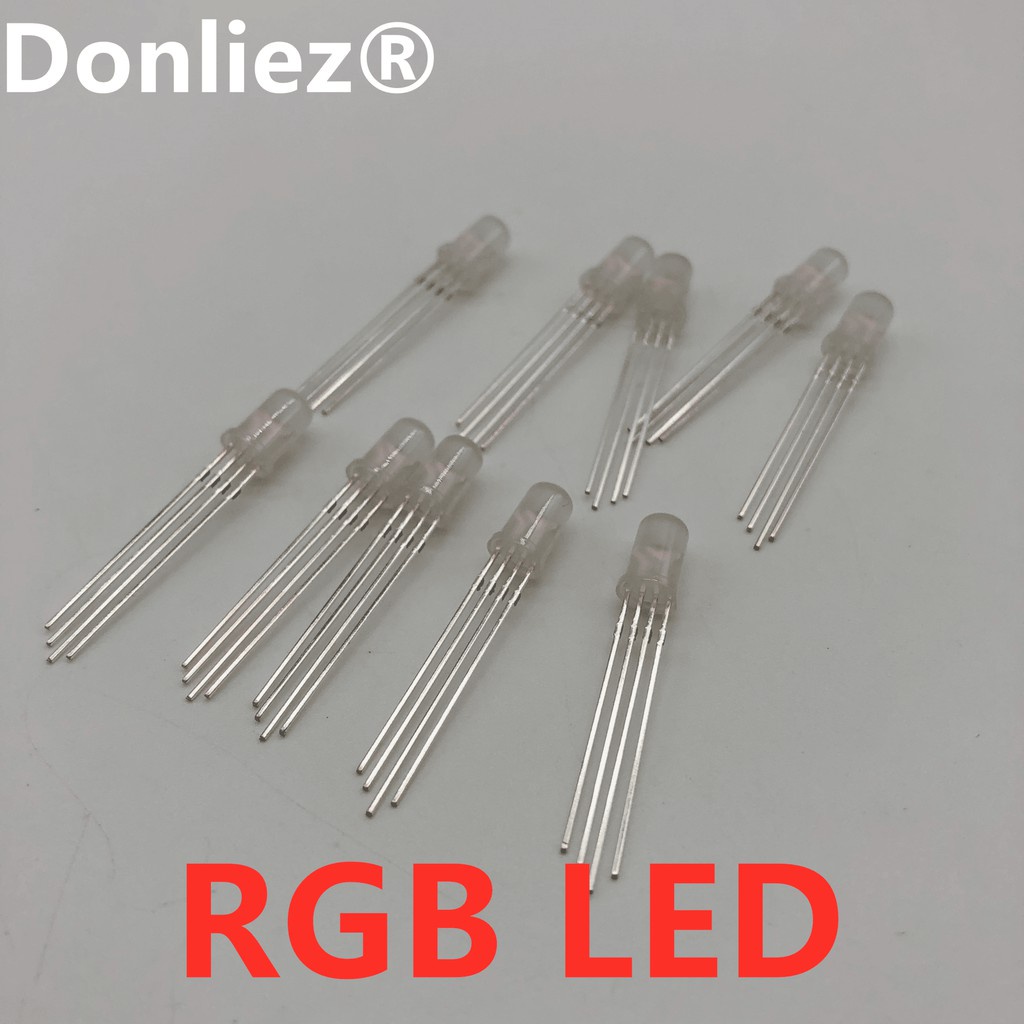 5PCS A total of 5 mm bright full color LED LED light emitting diodes ...