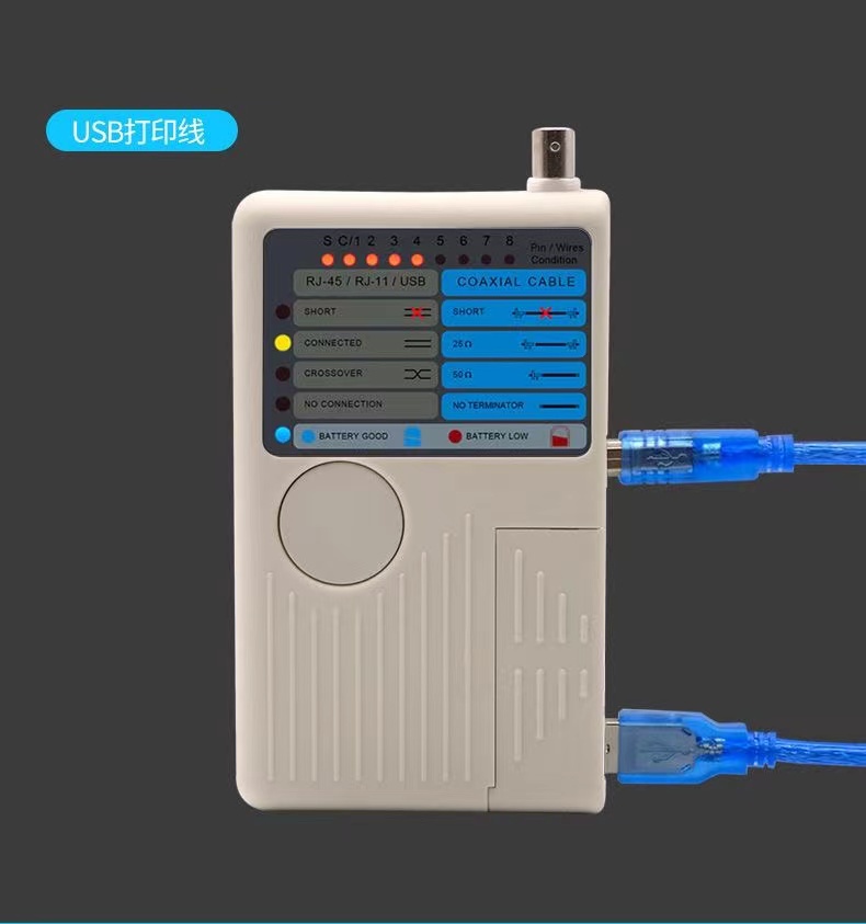 New Remote RJ11 RJ45 USB BNC LAN Network Cable Tester for UTP STP LAN ...