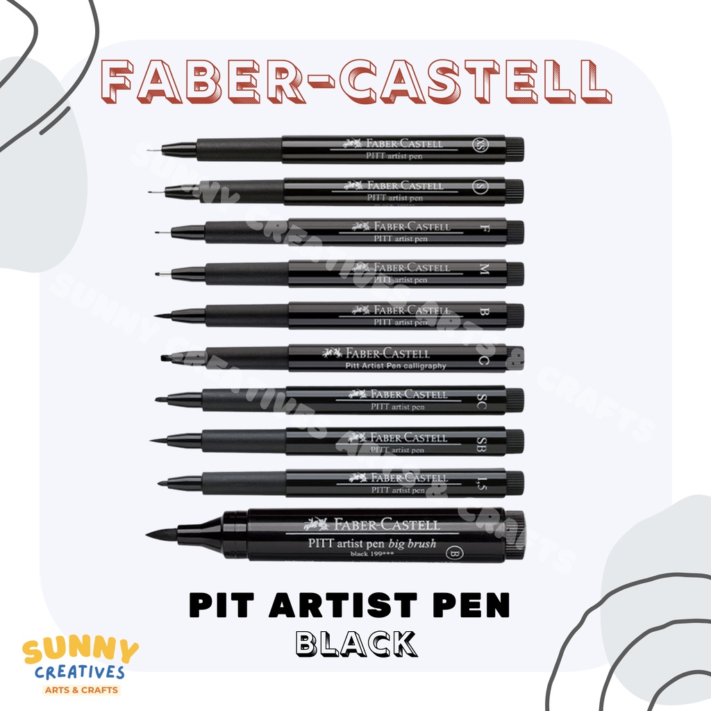 Faber-Castell PITT Big Brush Pen, Black 199