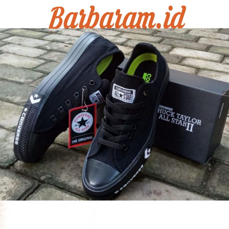 Converse Chuck Taylor Undefeated II Full Black | Shopee Philippines