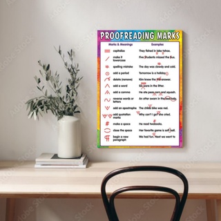 Proofreading Marks Chart | A4 Size Laminated Chart | Shopee Philippines