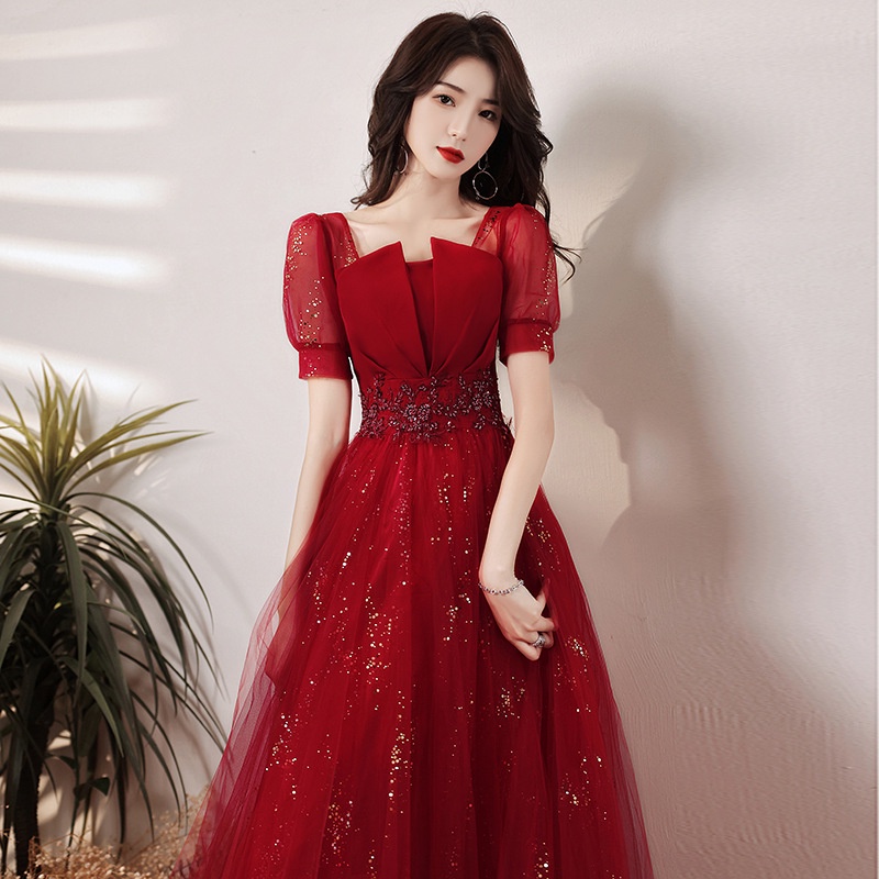 Shopee shop red dress