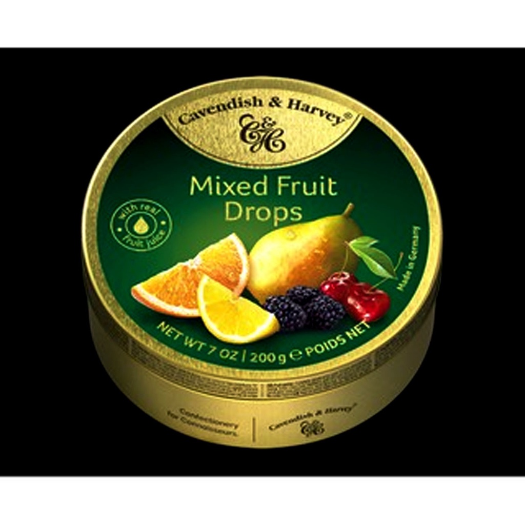 Cavendish and Harvey MIXED FRUIT DROPS 175G / COFEE DELUXE DROPS 200G