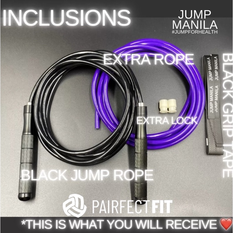 Jump Manila Rope 3.0 Adjustable 1/2 Lb Jump Rope (Weighted) Shopee