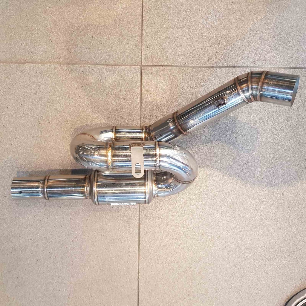 Cf moto Nk400600 loop bend pipe with resonator original (SEC BRAND ...
