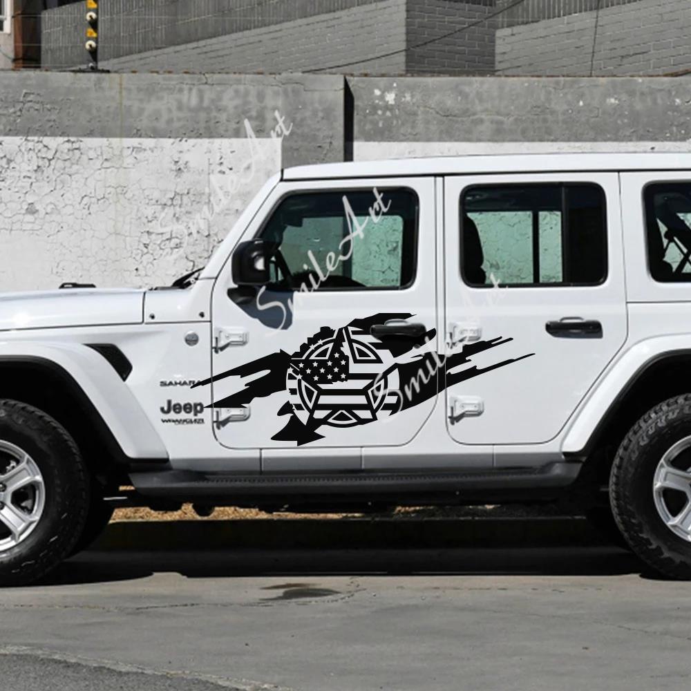 1PC 56cmX144cm Vinyl Sticker For Jeep Wrangler Car Stickers Reflective