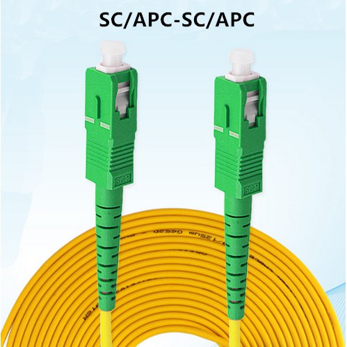 Optical Patch Cord SC APC-SC/APC Simplex Single Mode Fiber Patch Cable ...