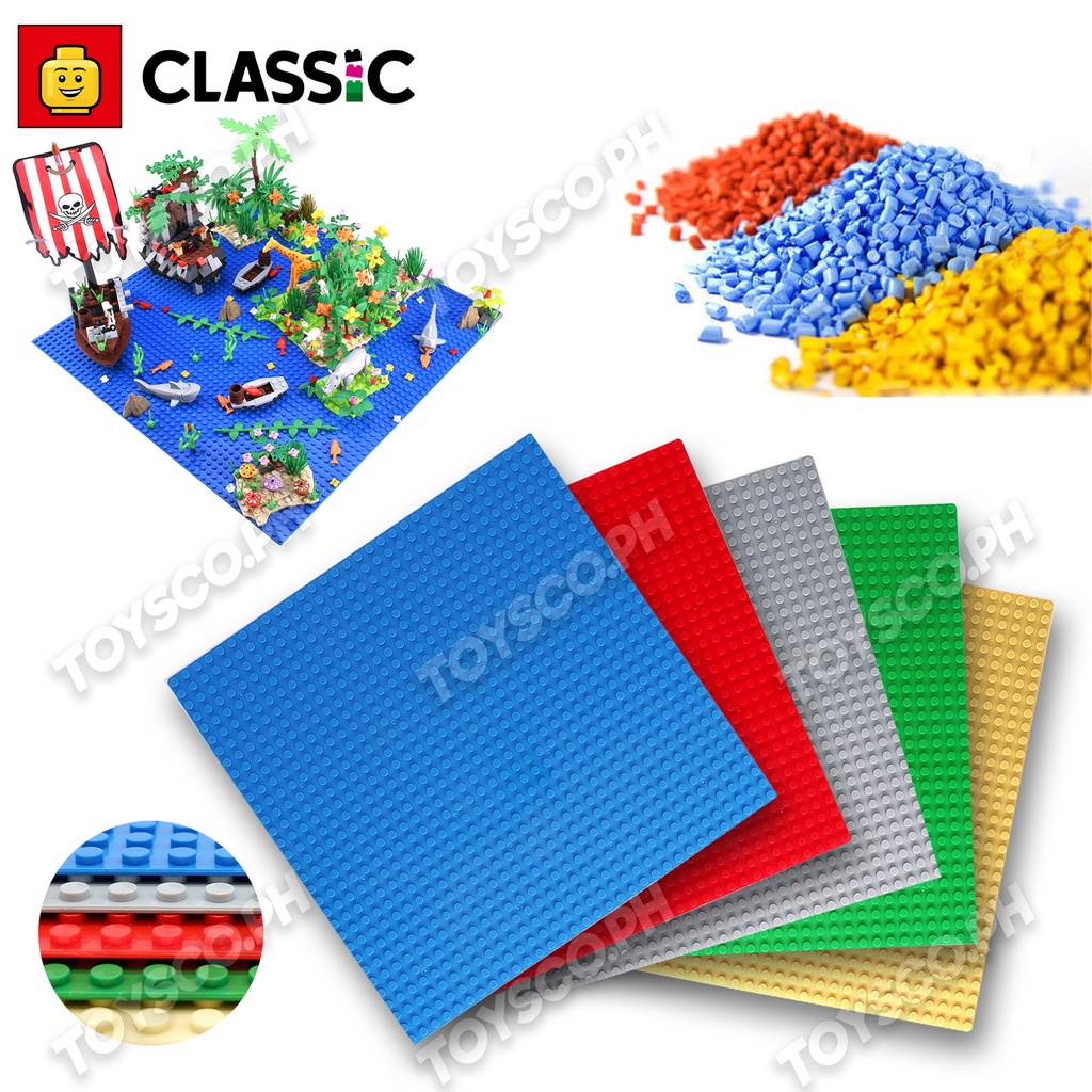 32 x 32 Dots DIY Famous Blocks Baseplate Compatible Base Plate ABS ...