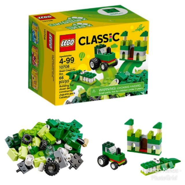 Lego classic green sale creativity box 10708