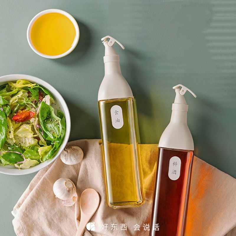 MSC Glass Bottle Oil Leak Proof Soy Sauce/Vinegar Soy Sauce Dispenser
