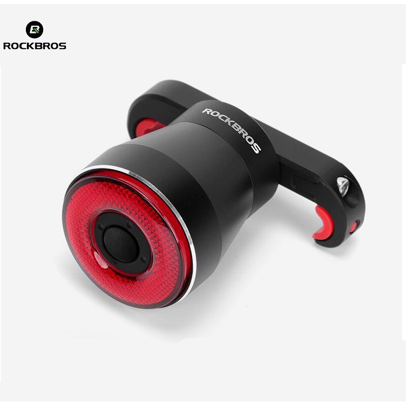 Rockbros Bicycle Bike Tail Light Smart Brake Sensing Light Auto Start ...