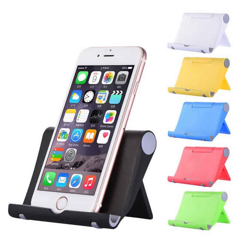 Random Colors Foldable Multi-Angle Universal Cell Phone Desk Stand ...