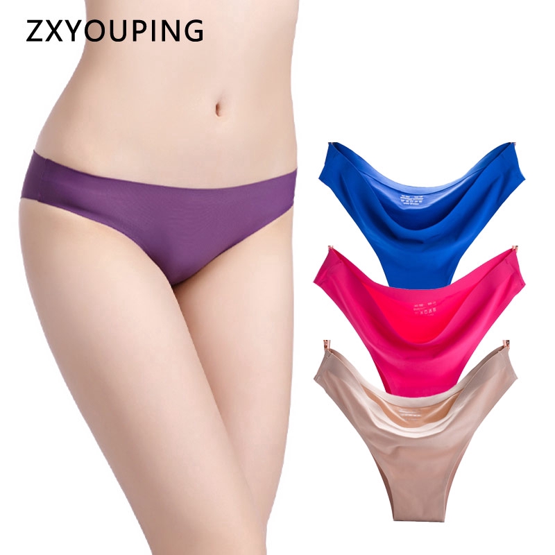 Womens Pants Exy Panties Iace Lingerie Solid Color Seamless Briefs