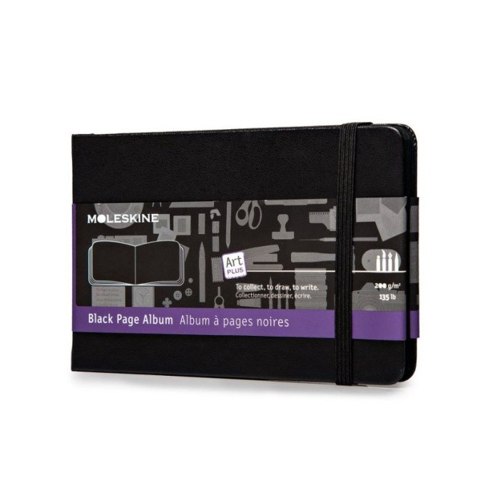 Moleskine Art Plus Black Page Album (Black) Shopee Philippines