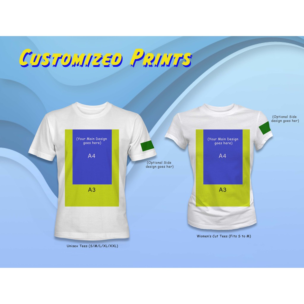 Customized Tees (cvc Cotton) 