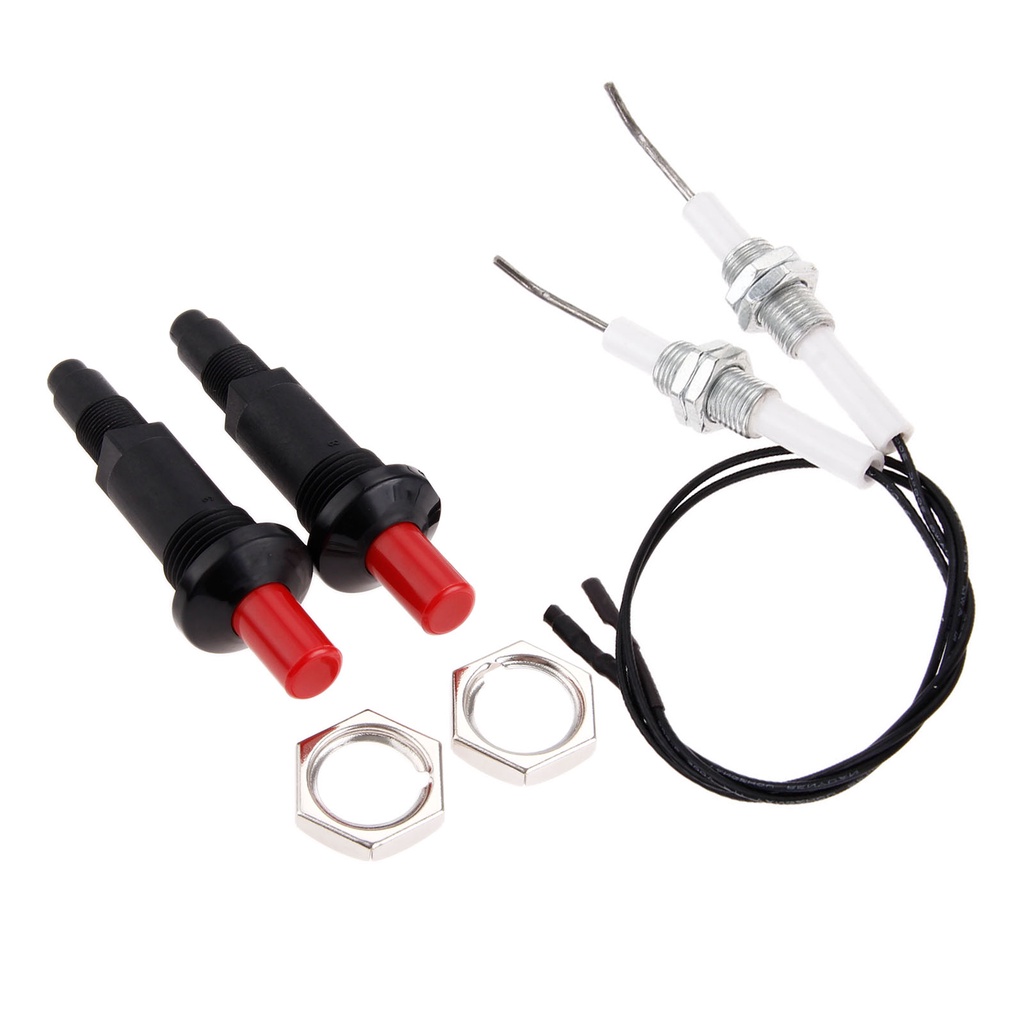 2sets Push Button Spark Ignition Set Generator Piezo Gas Pilot Ignitor