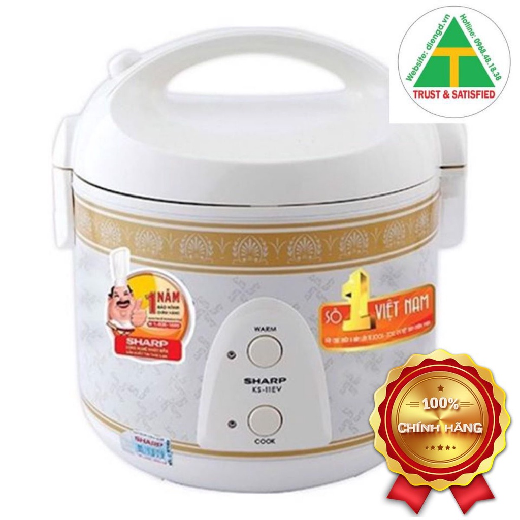 Sharp KS-11EV rice cooker - 1 liter | Shopee Philippines