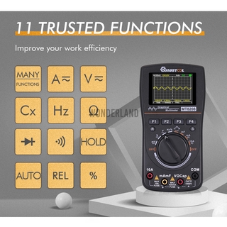MUSTOOL MT8208 Oscilloscope HD Color Intelligent Graphical Digital ...