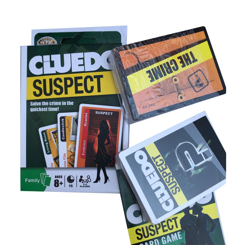 Cluedo Suspect Detective Game Board Catch A Hidden Villain Easy To Play ...