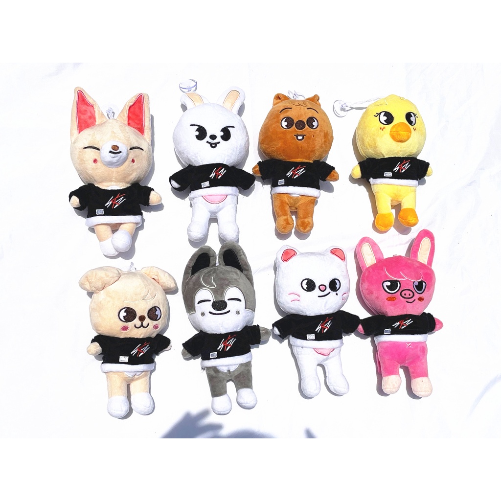 Spot Hot Kpop Stray Kids Plush Doll Chang-bin Felix Bang Chan Skzoo 