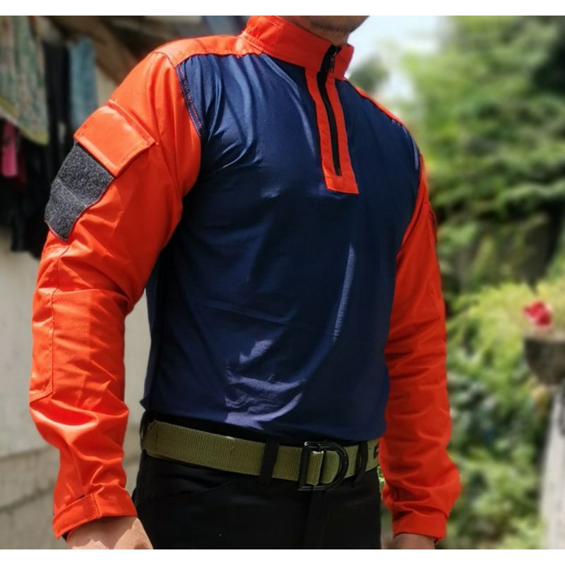 Tactical Long Sleeves Rescue Uniform Drifit Pandex Cotton twill