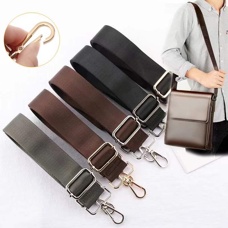 Black Shoulder Bag Strap Adjustable Detachable Belt for Men Women Messenger  Bag Handbag Replacement
