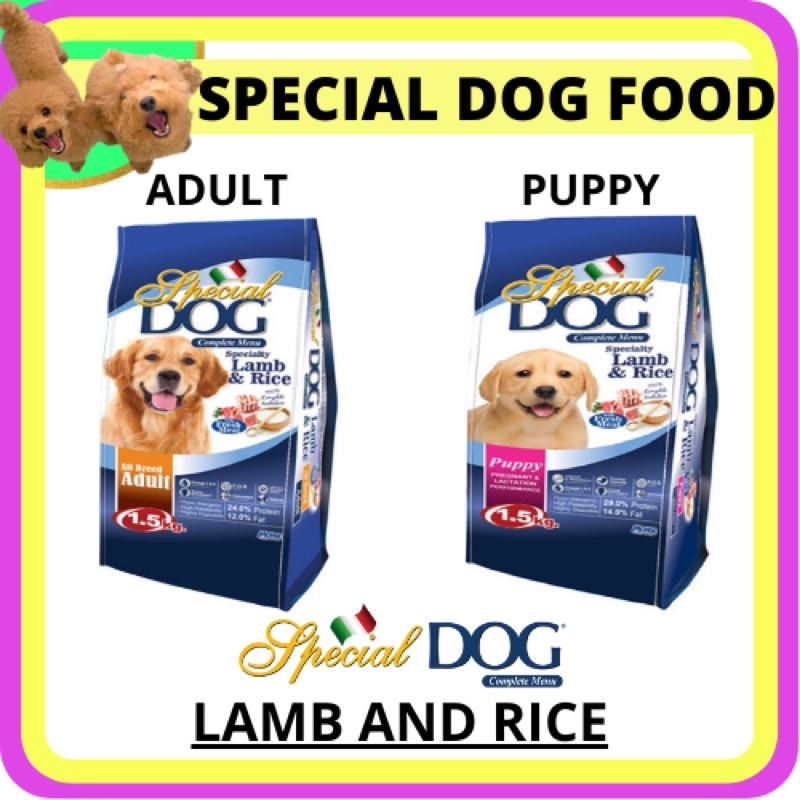 SPECIAL DOG FOOD LAMB AND RICE PER KILO Shopee Philippines