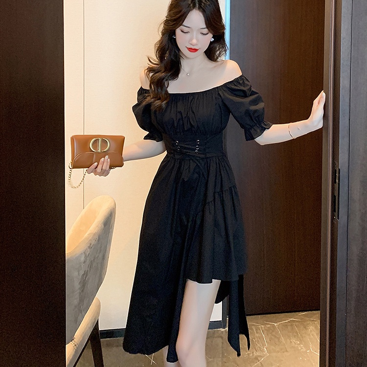 summer white dress casual dress plus size korean dress for woman midi ...