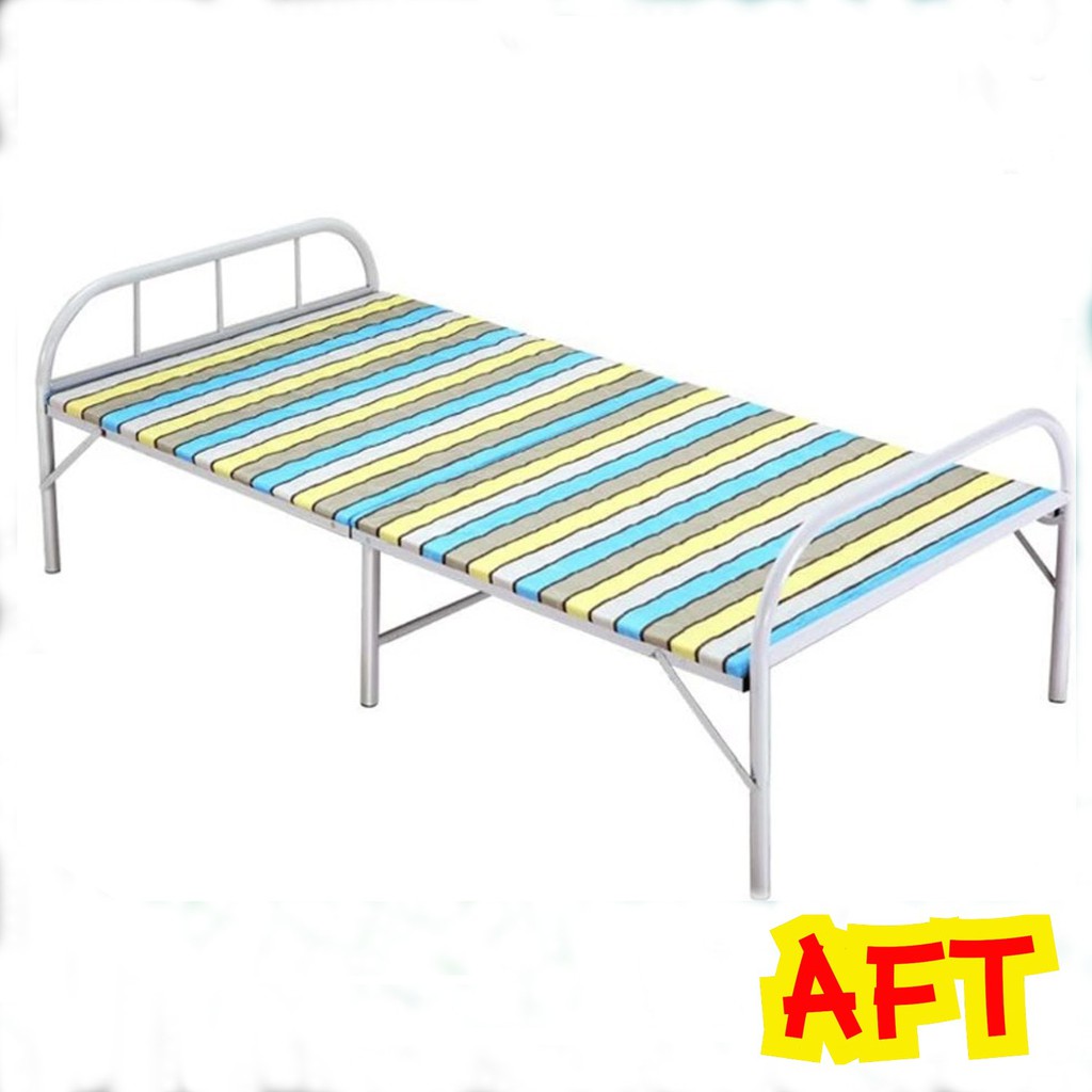 HEAVY DUTY SINGLE Folding Bed - for Spare Bedroom & Office | Shopee
