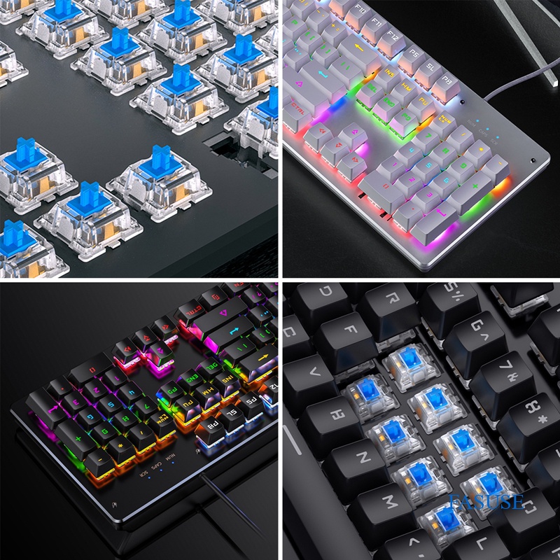 FASUSE Summoner Real Mechanical Keyboard Switchable Shaft Game Green ...