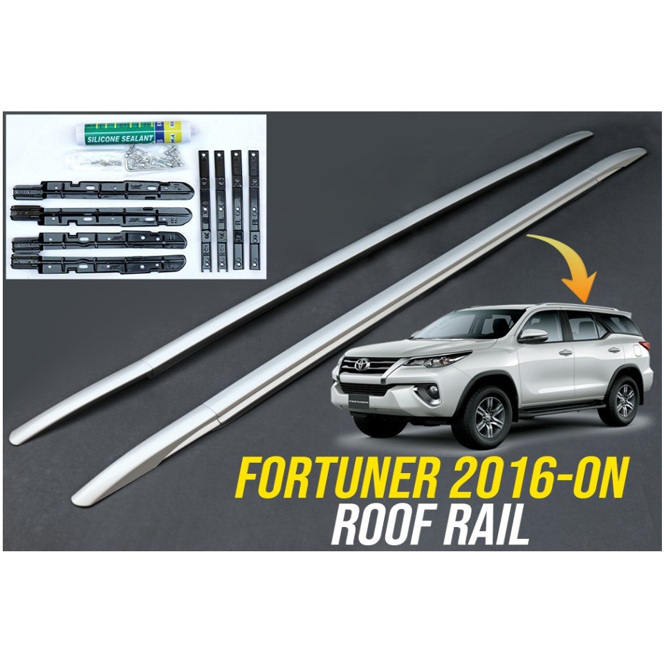 Toyota Fortuner 2016 to 2025 Silver Oem Roof Rail Roofrail Fortuner Accessories Shopee Philippines